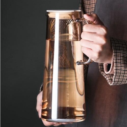 1500 ML Nordic household heat-resistant glass teapots, Large capacity juice coffee pot Office entertainment place tea set pot