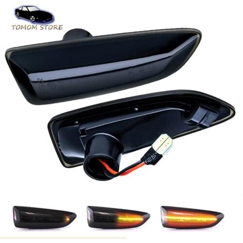 For Opel Astra J Astra K Crossland X Grandland X Insignia B Zafira Tourer C Car Side Marker Light Dynamic Amber Indicator Light