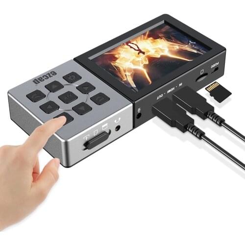 Ezcap273 Game Capture Portable has 1080P60 HDMI output to connect to TV, playing game without delay when you recording video