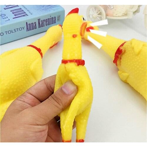 Classic toys Toy Screaming Cartoon Chicken Action Figure Funny Gadgets for Kids Toys Beauty Gift Joke