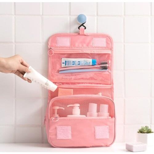 Multifunctional Cosmetic Bag Women Makeup Bags Travel Organizer Portable Toiletry Bathroom Hanging Storage Bag Wash Bag