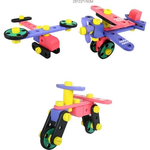 Educational STEM Building and Construction Play Set, Engineering Helicopter Building Blocks for Kids Children