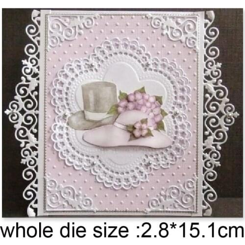 Hollow lace metal cutting knife mold handmade DIY embossed carbon steel craft cutting mold 2021 greeting card handmade