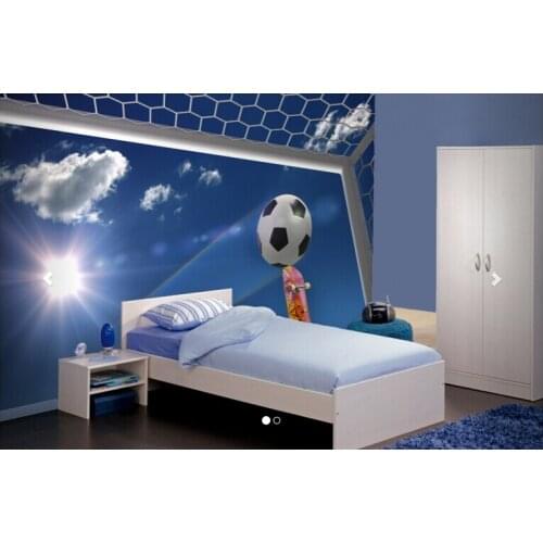 Custom papel de parede infantil, Kids Goal! Mural used in the sitting room bedroom TV wall waterproof vinyl papel DE parede