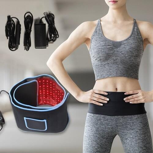 Red Light Therapy Belt LED Infrared Therapy Belt Near Infrared 660nm 850nm For Weight Loss Reduce Joint Pain Treat Inflammation