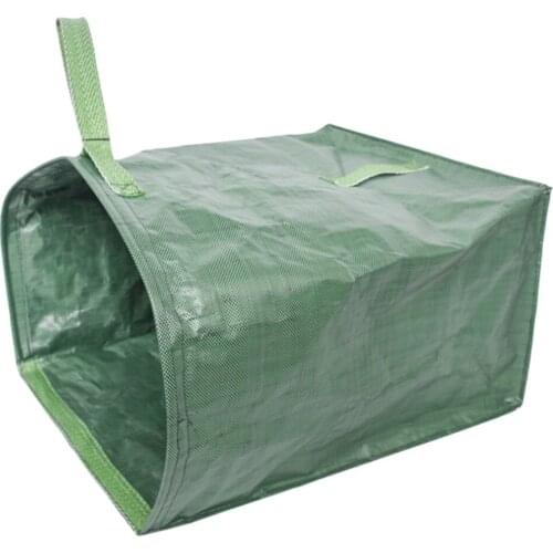 PP Heavy Duty Garden Waste Bag Reusable Waterproof Refuse Sack For Leaves Grass