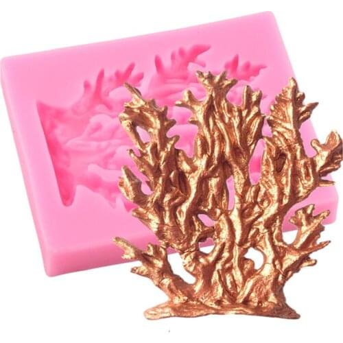 Sea Coral Shape Silicone Mold ​Chocolate Gumpaste Mould Fondant Cake Decorating Tools Candy Clay Resin Molds Kitchen Accessories