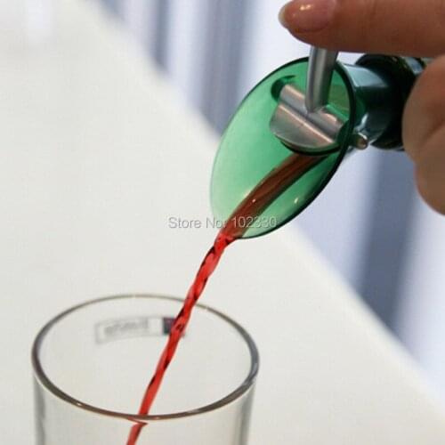 Red Wine Pour Pourer Shutoff Silicone Seal Stopper wijn Aerator Plug Cap Bottle Wine Stopper Christmas Bottle Plug S201762