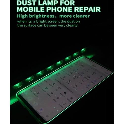 Led Screen Dust Checking Lamp Fingerprint Scratch Detection Light Grease Search Light For Phone Repair Tool