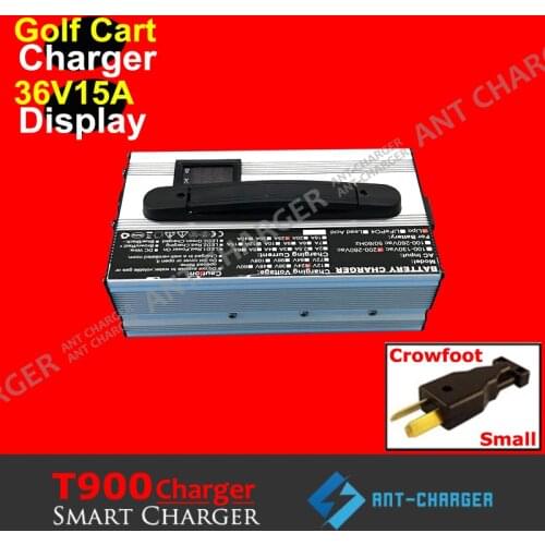 With Display 36 Volt 15 Amp DS TXT CrowsFoot Powerwise Battery Charger for EZGO Yamaha Club Car Golf Cart Fully Medalist 36V 15A