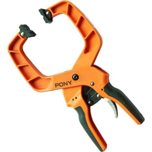 Ratchet Clamp Spring Clip Large Opening Hand Clamp A Type Multi Purpose Hand Adhesive Clip Handheld Woodworking Tools