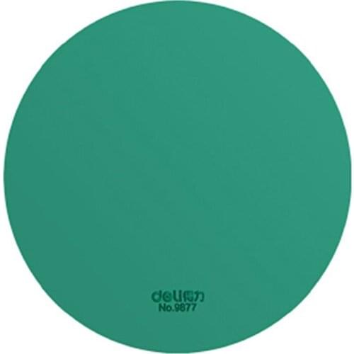 1pcs deli deli 9877 soft stamp pad stamped special mat round pad financial supplies