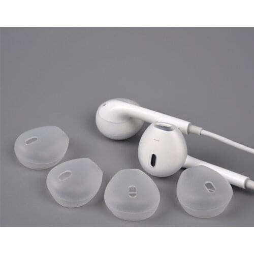2Pairs Silicone Replacement Ear Bud Eartips Cushions General Rubber Earplugs Earpods For iphone6 6s 7p Earphone Headphone
