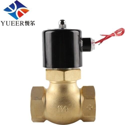 230V 2L-20 3/4"inch Brass Normally-closed Female Thread Piston Pilot Operated Soft Seal Steam Solenoid Valves