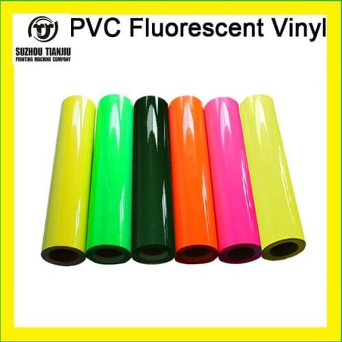 25Meters Low Price PVC fluorescent t shirts heat transfer film 1 Roll 0.5*25meter(20"x984")