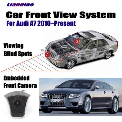 Car Front LOGO Grill Camera For Audi A7 2010-Present 2011 2012 2013 2014 Not Reverse Rearview Parking Camera Wide Angle