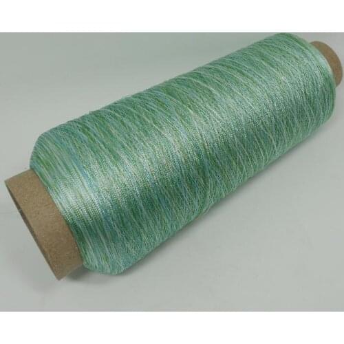 Free Shipping For 125g High Sheen Colors Metallic Embroidery Thread Variegated colors
