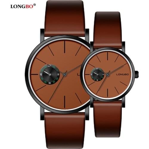 LONGBO Couple Watch Casual Watch Men Gift Set Women Watches Ladies For Lovers Wristwatch Relogio Feminino