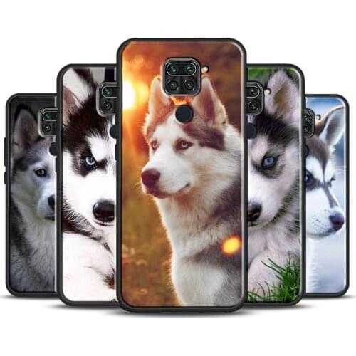Animal Husky puppy Case For Xiaomi Redmi 9 9C 9A 8 8A 7A 10X K30 Ultra Cover For Redmi Note 8 9 Pro 7 8T 9S
