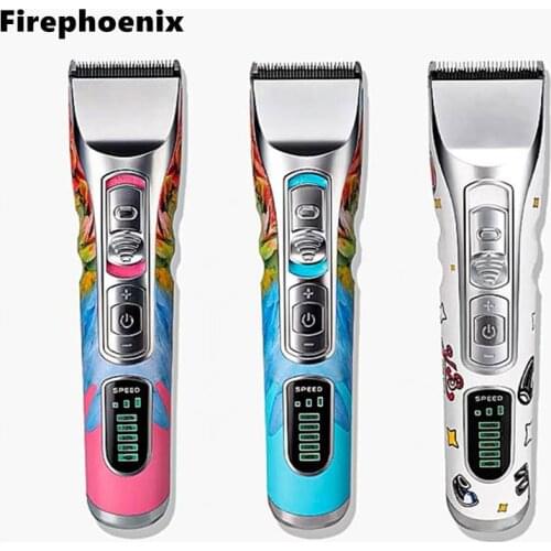 Original FirePhoenix Electric hair clipper Professional hair trimmer LED Hair cutter Ceramic blade sharp lithium battery