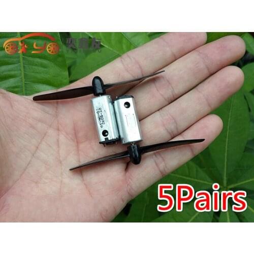 5pairs/LOT Strong Magnetic Carbon Brush Large Torque N50 Motor (Positive And Negative) 75MM Large Propeller