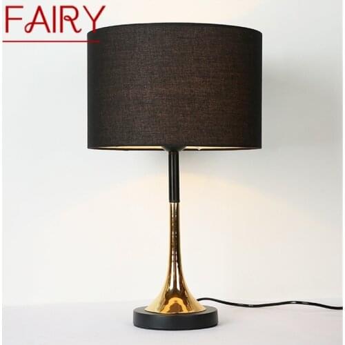 FAIRY Table Lamps Contemporary Luxury Design LED Black Desk Light Decorative For Home