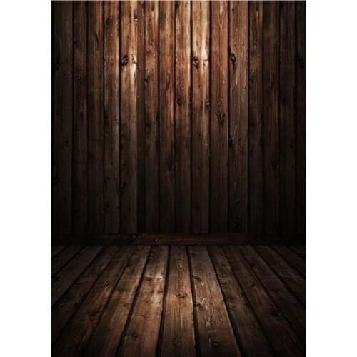 LIFE MAGIC BOX Backdrop Brown Wood Wall Floor Infantil Childrens Birthday Photo Studio Backgrounds