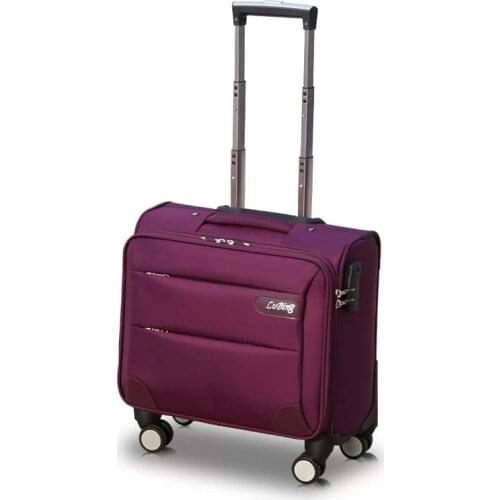 GraspDream 2018 New Fashion 16/18 Size Rolling Luggage Spinner Brand Travel Suitcase Women Boarding Bag Carry On Suitcases Trunk