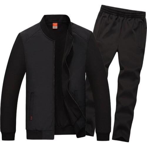 Plus Size Sport Suit Men Tracksuit Loose Jacket Running Jogging Fitness Outfit Gym Casual Set Sportswear Sweatshirt+pant 8XL