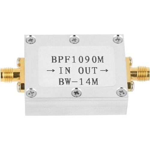 Radio SDR 1090MHz ADS-B BPF Band Pass Filter 14MHz Bandwidth SMAW@50Ohm Interface