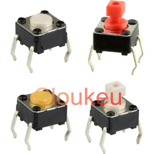 6x6x4.3/5/7/7.3/9.5mm Tactile Switch B3F-1000/1002/1005/1020/1022/1025/1050/1052/1055/1060/1062/1070/1072
