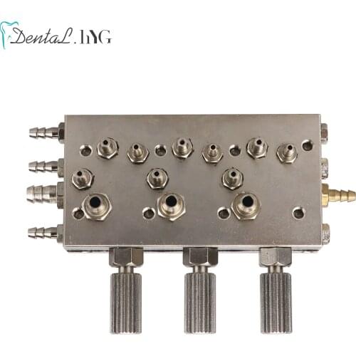 Dental Valve Control Dental Chair Air / Water Triple Diaphragm Membrane Valve Dental Equipment Quadruple Diaphrag 3 In 1 /4 in 1