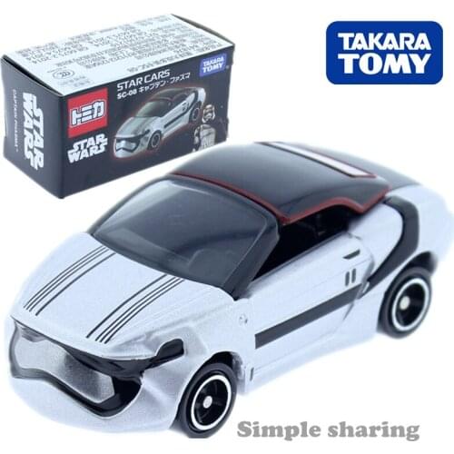 Takara Tomy Tomica Disney Star Wars SC-08 Captain Phasma Car Diecast Hot Baby Toys Pop Miniature Anime Figure Kids Child