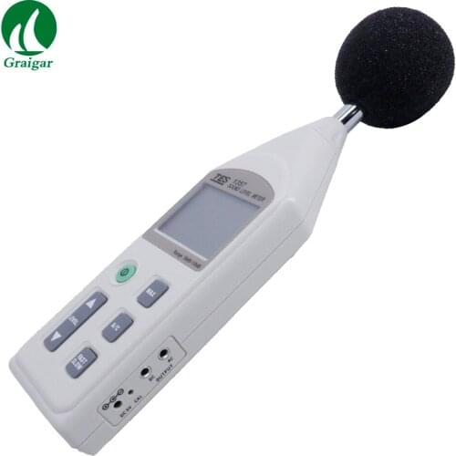 TES-1357 New Handheld Digital Sound Level Meter 31.5 Hz to 8KHz 0.1dB Resolution