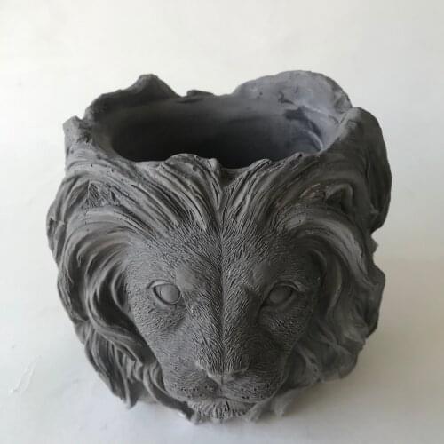 Big Flower Pot 3D Animal Planter Silicone Mold Handmade Epoxy Resin Craft Vase Home Decoration Clay Plaster Flowerpot Mould