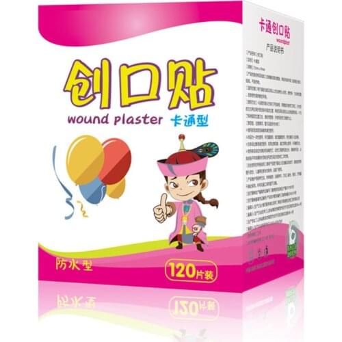 120 Pcs/box Cartoon Band-aid Cute Mini Children Breathable Waterproof Bandage ok Bandages Hemostatic Patch