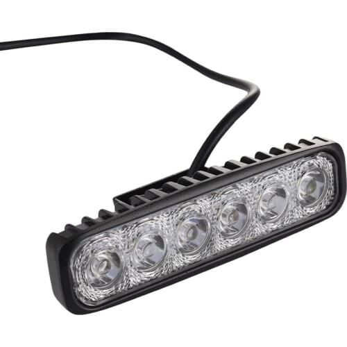 18W LED Spotlights 6 X 3W IP67 Car Light Bar LED Flood Light Worklight Spot Light For SUV Automobile Car Outdoor Lighting