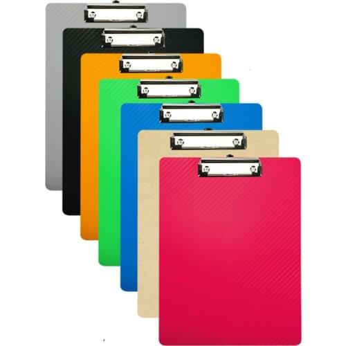 3 Pieces/Lot A4 File Folder Board Folder A4 PP Thick File Writing Pad File Folder Clip File Waterproof Business Contract Folder