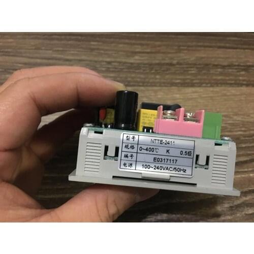 AISET Genuine Shanghai NTTE-2411 time temperature control together 0-400 TYPE K new original