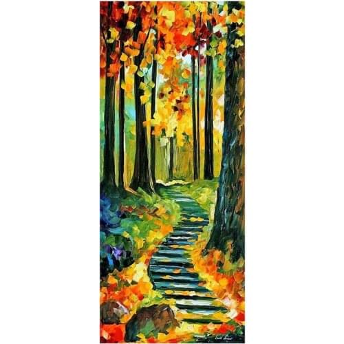 Forest Trail 5D Full Drill Diamond Painting Embroidery Cross Stitch Kits DIY Rhinestone Crystal Home Decor