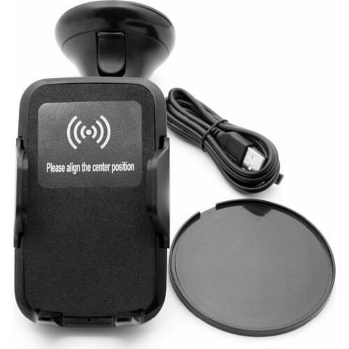 Fast Wireless Car Charger with 1.5m Charging Cable wireless receiver for Samsung S9 S8 plus xiaomi for iphone X 8plus 7 6s plus