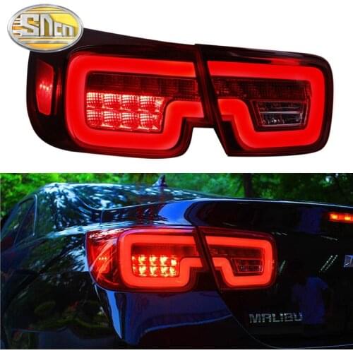 Car LED Taillight Tail Light For Chevrolet Malibu 2012 - 2015 LED Rear Running Lamp + Brake + Reverse Lamp + Dynamic Turn Signal