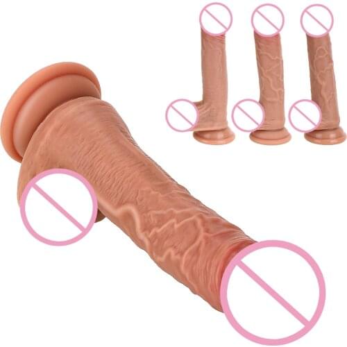 Big Dildos Anal Plug Sex Toys For Women Real Penis Female Masturbator Massager Silicone Suction Cup Machine Sextoys Toyes Shop