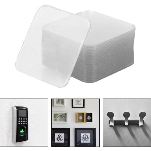 Two-Sided Sticky Photo Wall Auxiliary Strong Non-Mark Sticker 50/100Pcs Bathroom Waterproof Sticker