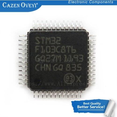 1pcs/lot STM32F103C8T6 STM32F100C8T6 STM32F100C8T6B STM32F100 LQFP-48 In Stock