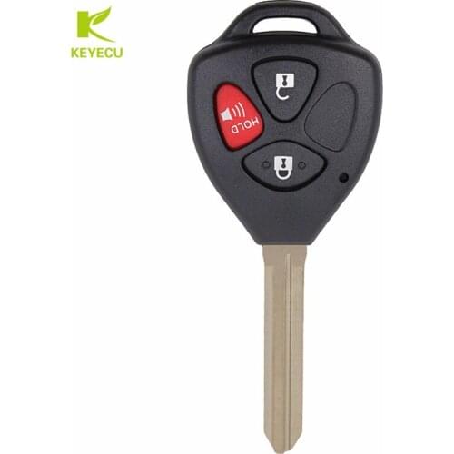 KEYECU New Replacement Remote Key Fob 3Button New Remote Key Fob 315MHz 4D67 Chip FCC: GQ4-29T for Toyota Matrix Venza