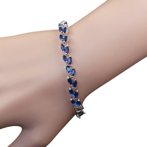 Many Colors Leaf silver color Bracelet Fashion Jewelry Bracelet For Women Best Present for Birthday