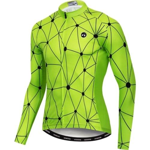 Men Cycling Jersey Shirts Tops Long Sleeve Autumn MTB SportsWear Bicycle Clothing Ropa ciclismo Maillot Bike Jersey
