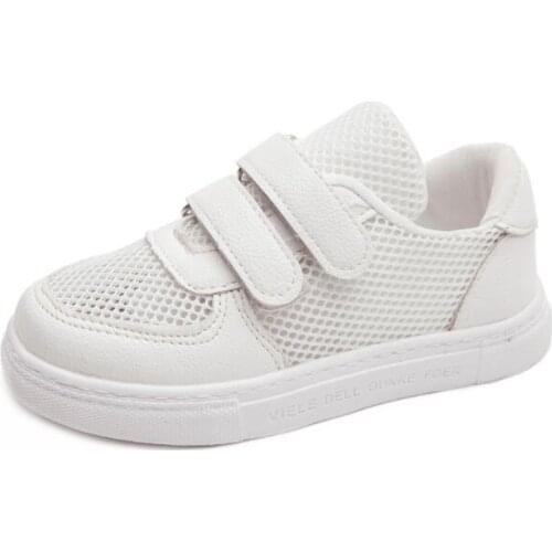 2019 new spring and autumn children flat shoes fashion leisure breathable girls mesh shoes