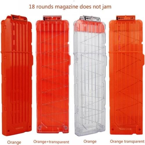 New Soft Bullet Clips for Toy Gun 18 Bullets Ammo Cartridge Dart for Gun Clips 18 Darts Magazine for Nerf Gun